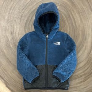 The North Face Fleece Full Zip Hoodie Jacket Toddler/Boys 4T